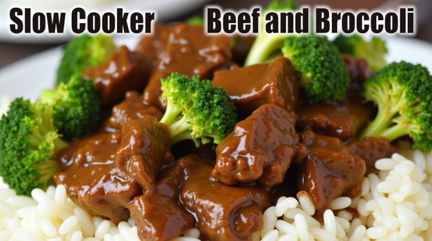 A bowl of tender beef and broccoli in a rich, savory sauce, served over steamed white rice.